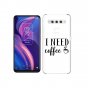 Чехол задняя-панель-накладка-бампер MyPads Мне нужен кофе для TCL Plex противоударный